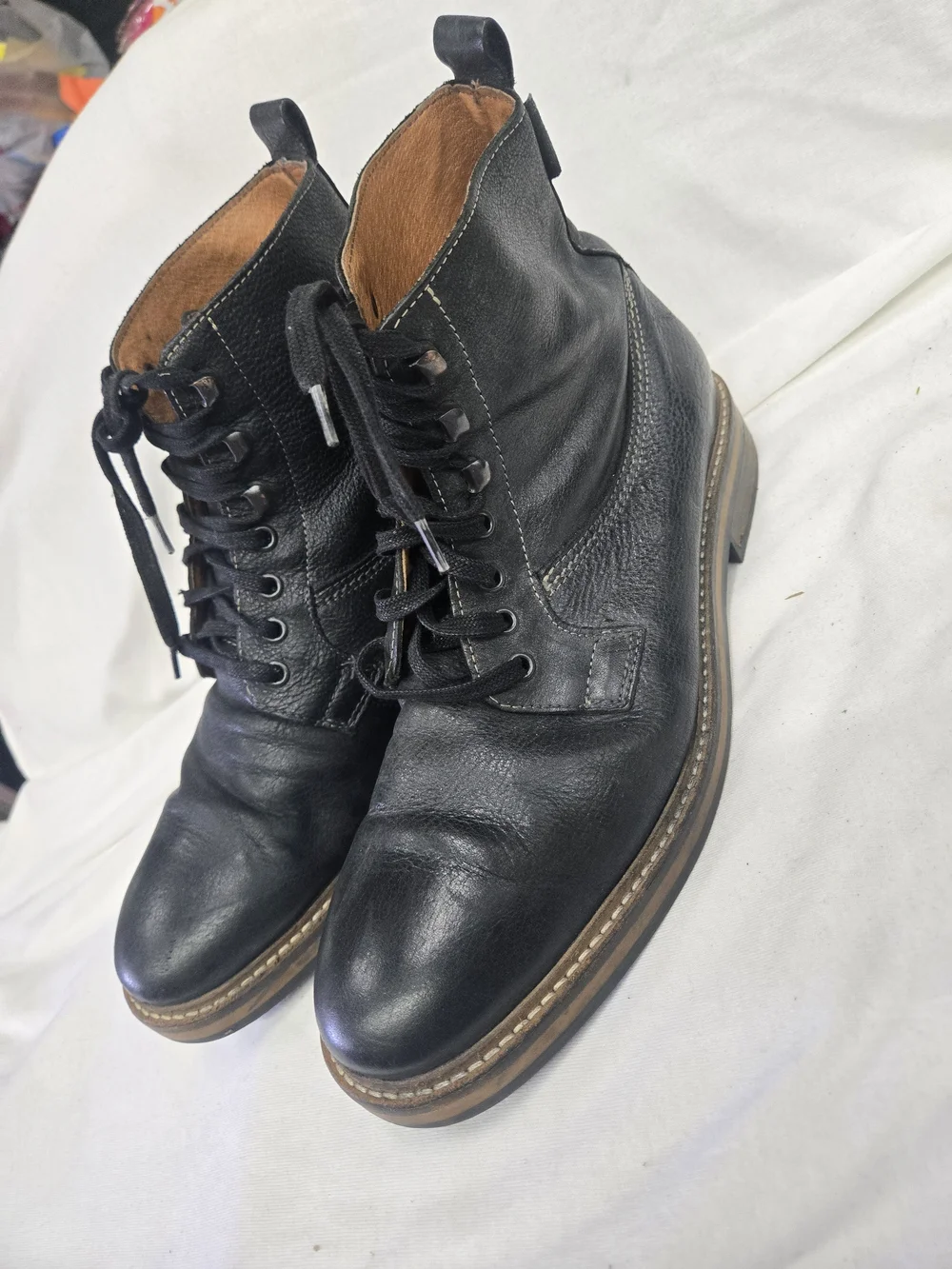 Wolverine Black Leather Chukka Lace-Up Boots